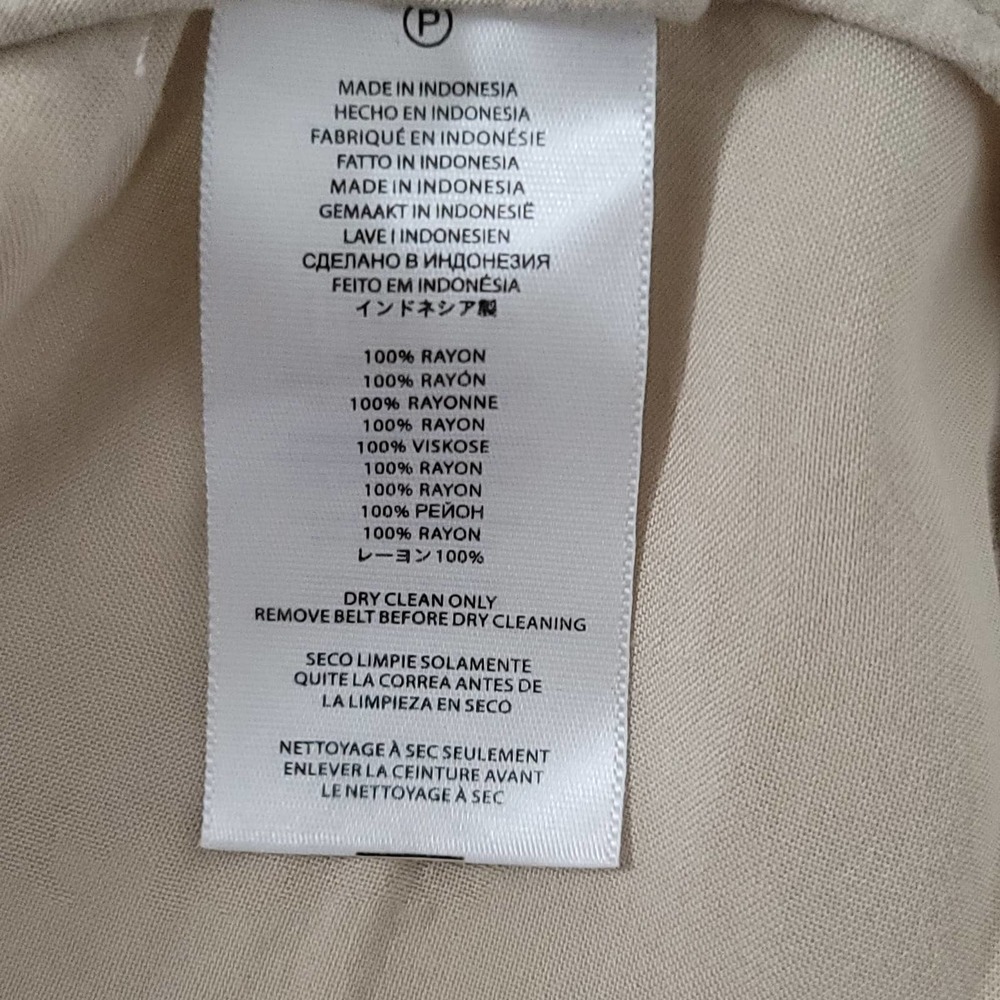 Michael Kors Utility Pants 4 Beige Neutral Pockets Mid Rise Casual Pockets - Picture 10 of 10
